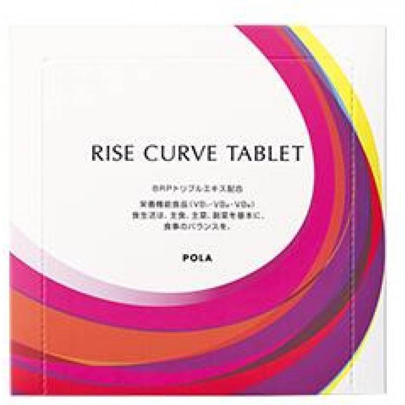 预定：POLA宝丽 RISE CURVE TABLET燃脂丸升级版控热增肌纤体丸 一个月60粒