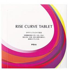 预定：POLA宝丽 RISE CURVE TABLET燃脂丸升级版控热增肌纤体丸 一个月60粒