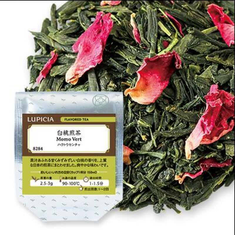 代购茶类：LUPICIA 白桃煎茶 50g