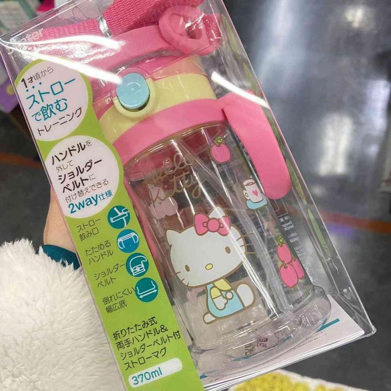 skater斯凯达 hellokitty 吸管杯婴儿学饮杯吸管杯 370ml