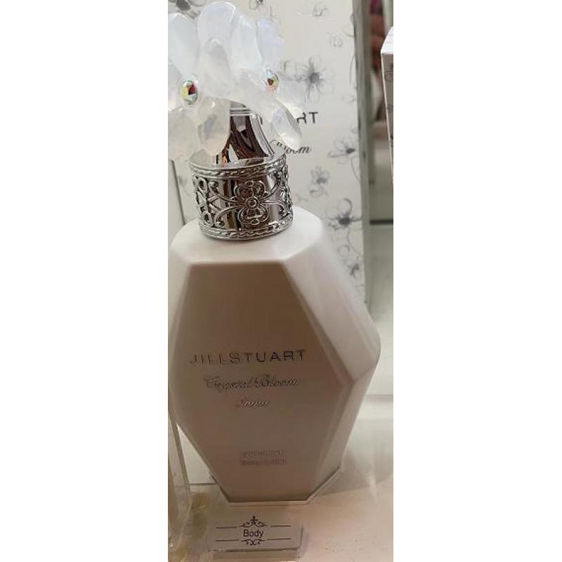 代购：JILL STUART/吉尔-斯图尔特 白色水晶花钻身体乳 200ml