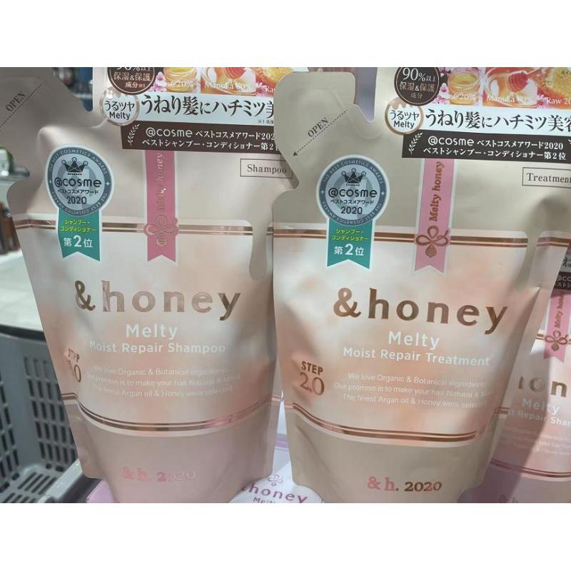 &honey melty 玫瑰蜂蜜洗发水护发素 替换装 350ml