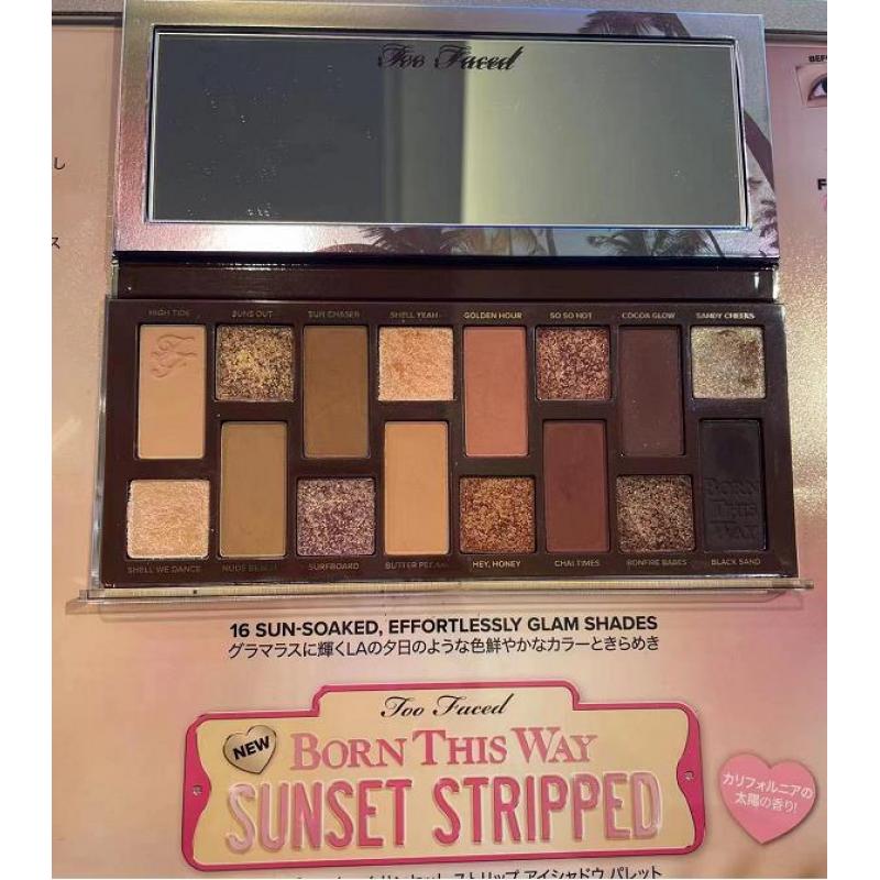 代购：Too Faced 十六色百搭眼影盘 橘棕氛围盘