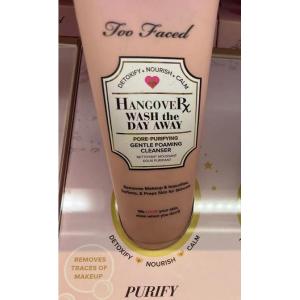 代购：Too Faced Hangover 果酸洁面乳 毛孔精华温和泡沫洗面奶 125ml