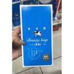 日本COW 牛乳石碱牛奶香皂 蓝色清...