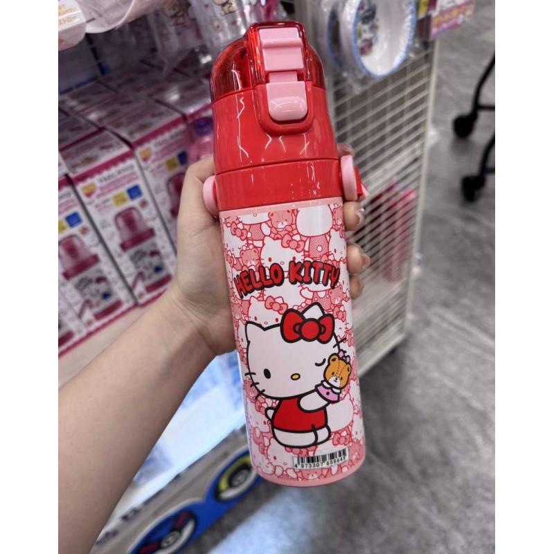 代购：斯凯达SKATER 红色kitty超轻儿童直饮保温保冷杯 580ml