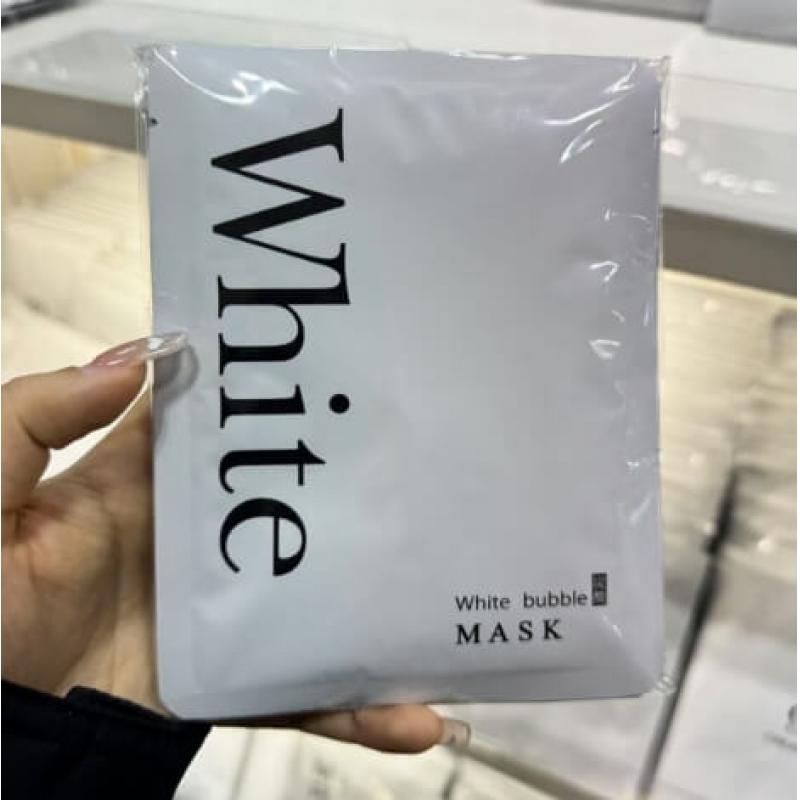 美博展特价：日本院线white bubble 面膜5枚入