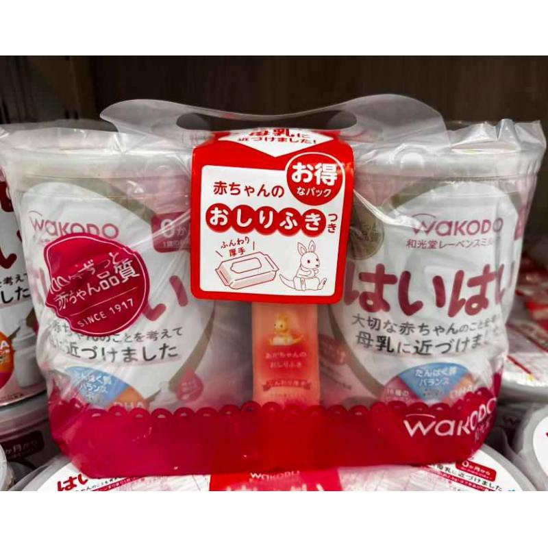 和光堂WAKODO 一段奶粉 粉色罐装 810g*2罐套组（适合0-1岁）
