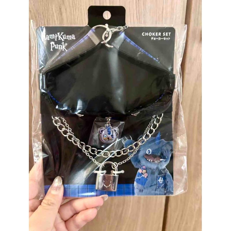 日本USJ 万圣节恐怖熊限定 朋克项链套组