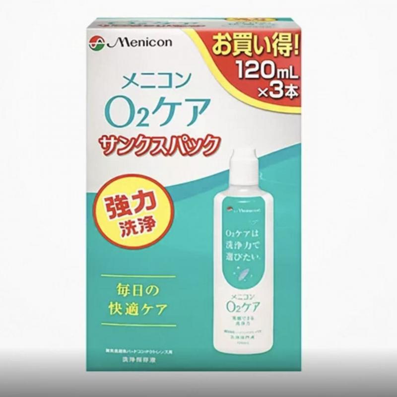 menicon美目康美尼康 硬性OK眼镜冲洗 120ml×3个装