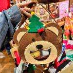 圣诞限定 圣诞小熊款毛毡包 饼干零食...