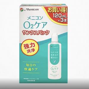 menicon美目康美尼康 硬性OK眼镜冲洗 120ml×3个装