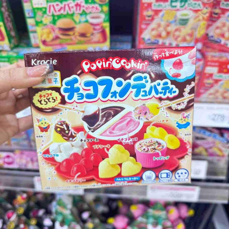 日本kracie食玩 盒装可食玩具 巧克力火锅派对 31g