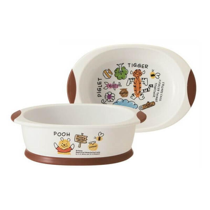 特价：斯凯达SKATER 迪士尼 食器 7个月婴儿小鉢食器维尼熊图案 易 可微波可机洗 16.4×11.3×H5cm