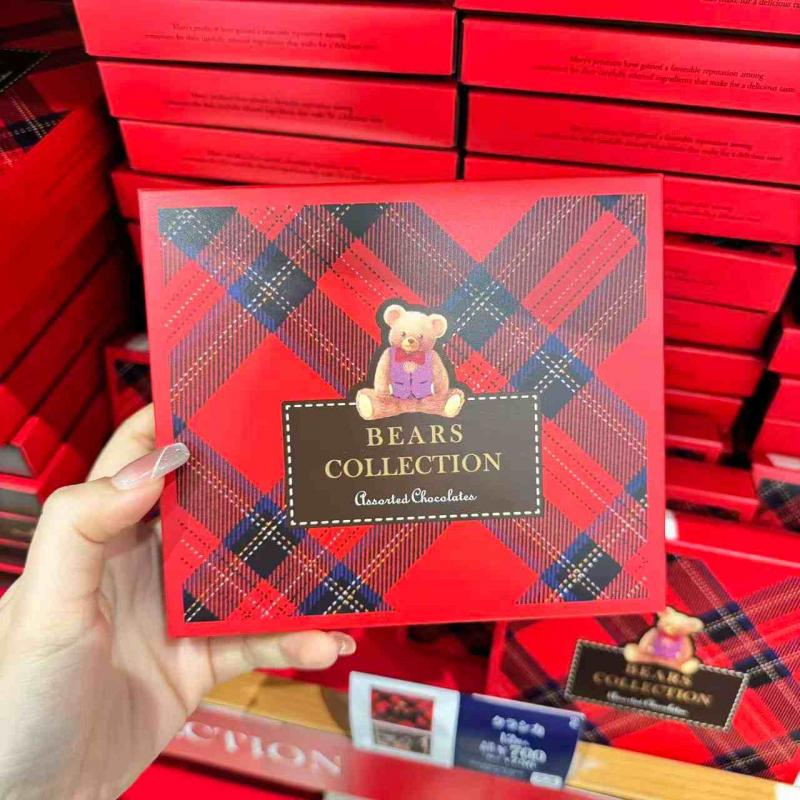 MARYS 情人节限定 英伦风小熊牛奶巧克力礼盒 12个入（缺货退款）（只能发邮政）