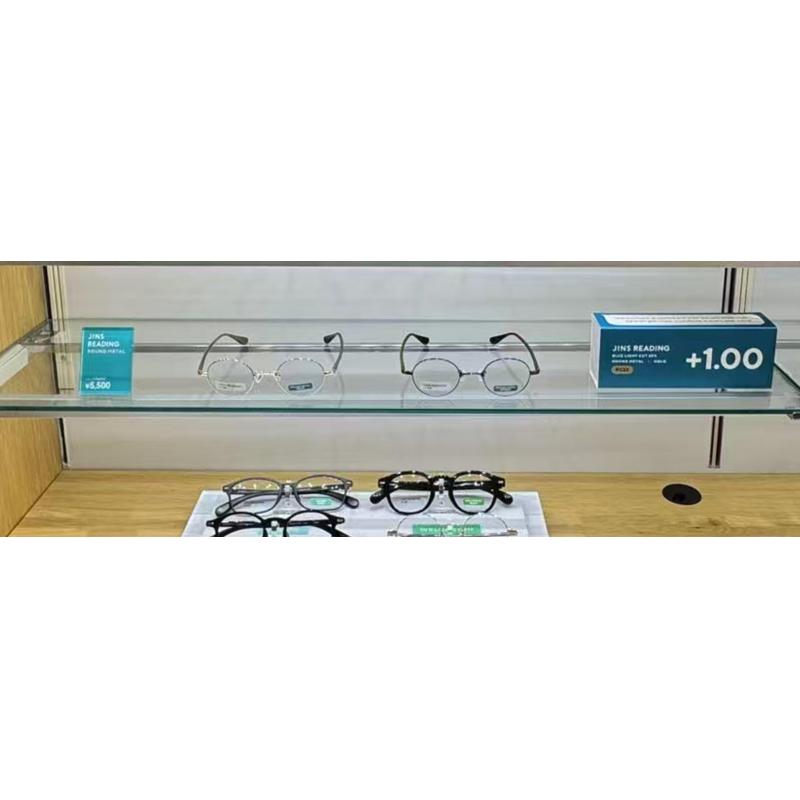 代购：JINS READING +1.00防蓝光老花眼镜 ROUND METAL系列 多色可选 