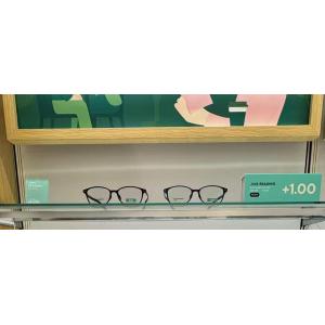代购：JINS READING +1.00防蓝光老花眼镜 SQUARE系列 多色可选 