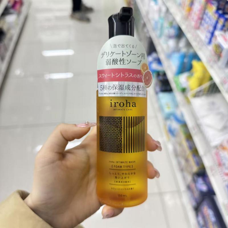 日本iroha 女士私处护理洗护液 泡沫型 甜蜜柑橘味 150ml