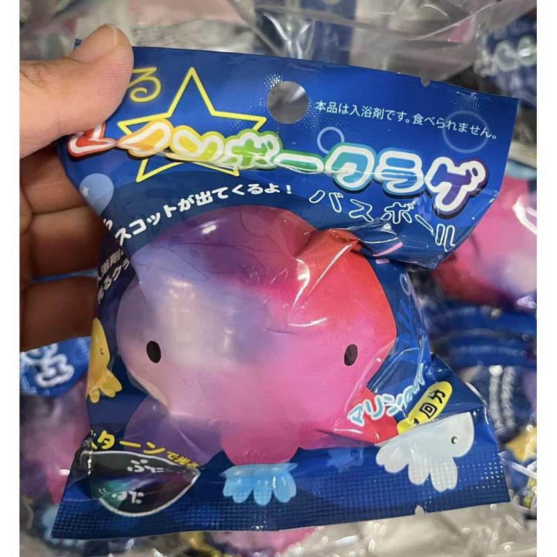 特价：卡通玩具款沐浴泡澡球入浴剂小章鱼发光款（建议7岁以上宝宝使用）