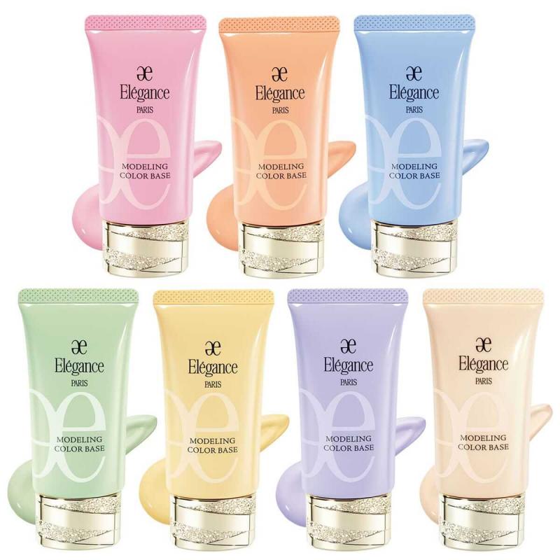 代购：Elegance雅莉格丝 新发卖MODELING 保湿 调色防晒隔离霜妆前乳30g  SPF25（モデリング カラーベース）