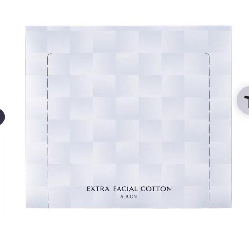 代购：奥尔滨ALBION 棉片化妆棉湿敷棉片 120枚入