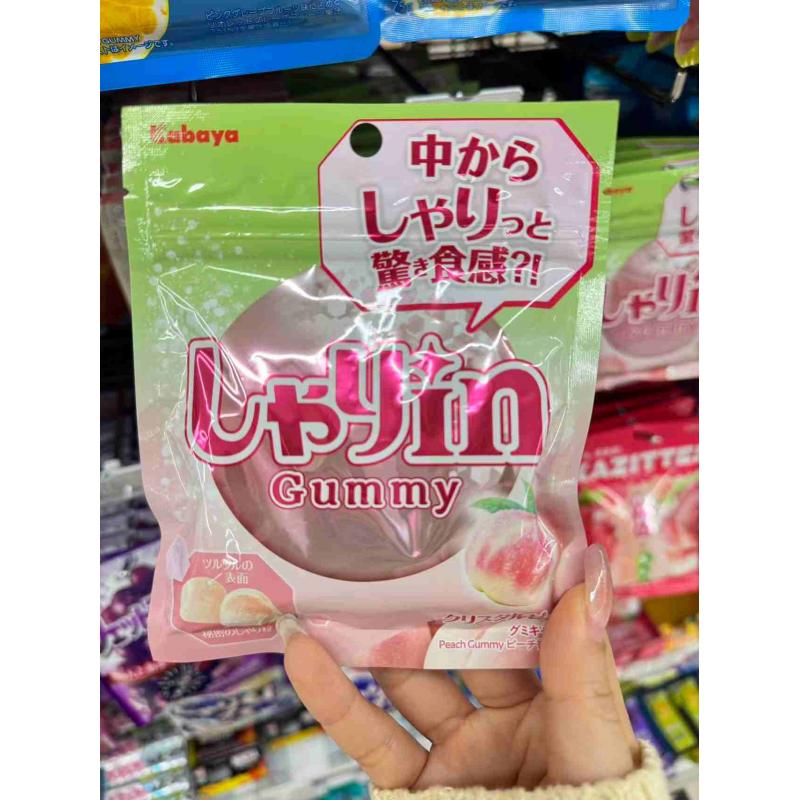 卡巴也KABAYA GUMMY惊喜食感软糖 桃子味 52g（任意路线可发）