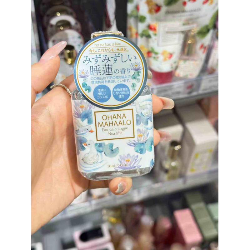 日本ohana mahaalo 限定发售 睡莲香水 30ml（缺货退款）