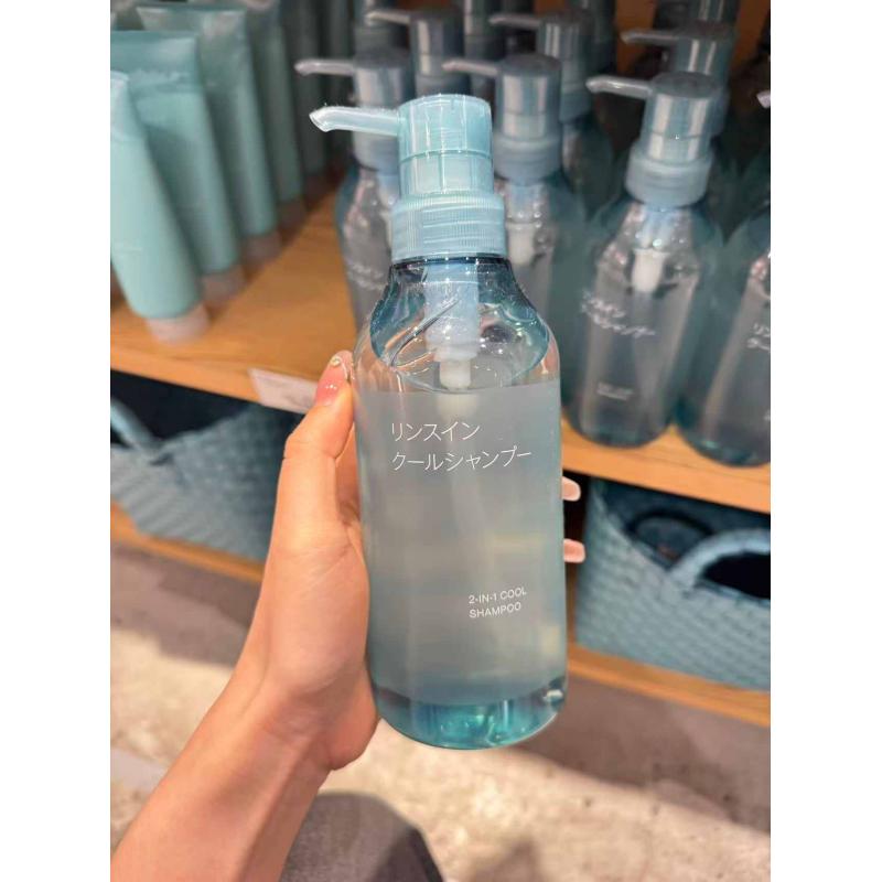 代购：MUJI无印良品 冷感清凉二合一洗发水 400ml