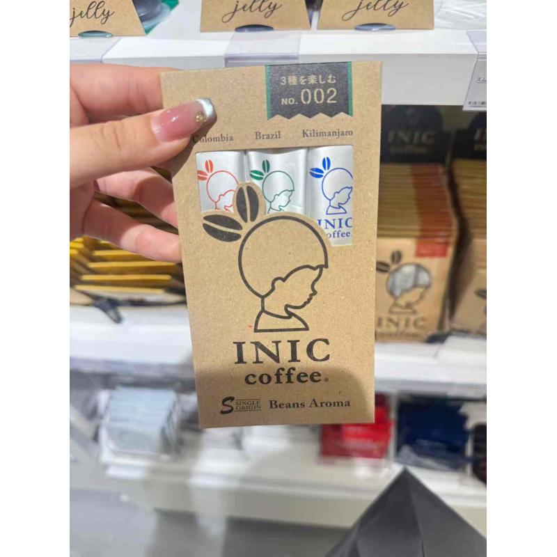 INIC coffee NO.002单一产地纯黑速溶咖啡 10g*3杯入（包税路线可发）