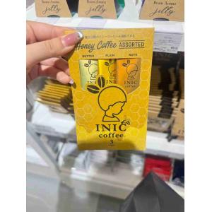 INIC coffee Honey蜂蜜口味BUTTER黄油口味NUTS坚果口味混合装速溶咖啡 10g*3杯入（包税路线可发）