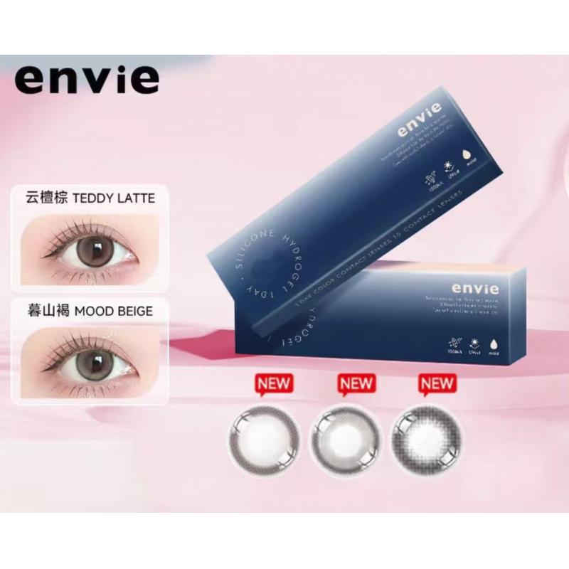 ENVIE 硅水凝胶日抛隐形眼镜美瞳 10枚入 多色可选（断货需等）
