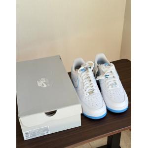 《入库后提交辽宁仓包邮专线》NIKE耐克AirForce1 蓝白（大学蓝） 男款鞋子 全新带吊牌 40.5（255）（盒子有运输瑕疵）